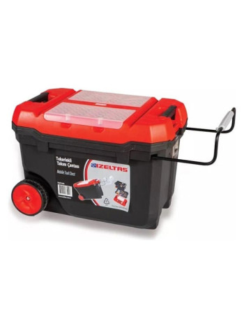 Пластиковый ящик для инструментов IZELTAS на колёсах, 28" 8445331028