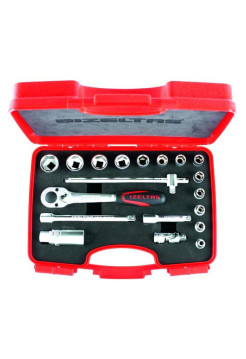 Набор шестигранных торцевых головок IZELTAS 3/8" 19 предметов 1110006019