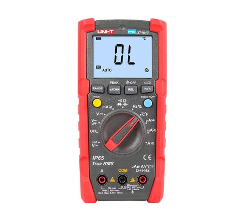 Профессиональный цифровой мультиметр с автодиапазоном UNI-T UT191T True RMS 00-00012005