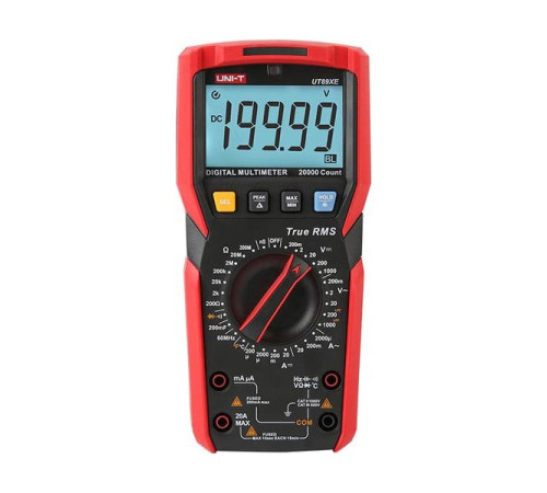 Цифровой высокоточный мультиметр UT89XE True RMS 20A UNI-T 00-00012007