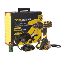 Аккумуляторный шуруповерт Hanskonner HCD1865