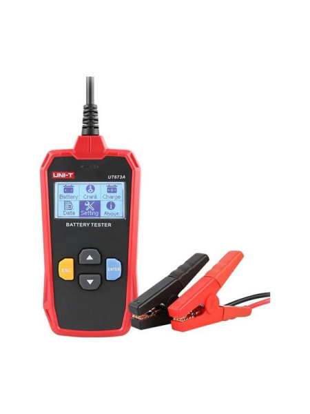 Тестер зарядки аккумуляторов UNI-T UT673A авто/ИБП, 12/24 В, до 250 Ач 00-00012162