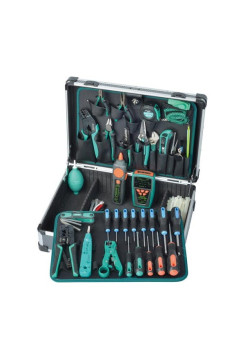 Профессиональный набор инструментов для обслуживания LAN и телекоммуникаций ProsKit PK-1938M2 (аналог PK-4021M) С00040091