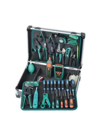 Профессиональный набор инструментов для обслуживания LAN и телекоммуникаций ProsKit PK-1938M2 (аналог PK-4021M) С00040091