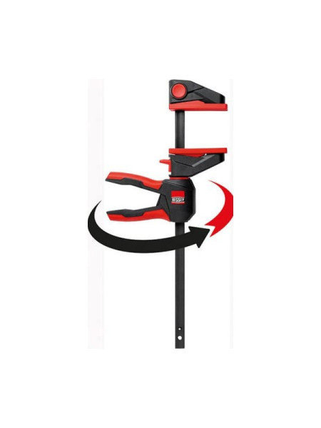 Струбцина пистолетного типа BESSEY EZ360 1.4кН, 300 мм x 80 мм, распор 195 - 465 мм, с вращающейся на 360 рукояткой BE-EZ360-30