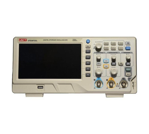 Цифровой осциллограф UNI-T UTD2072CL 2 канала 70МГц 500Мв/с c USB 00-00011991