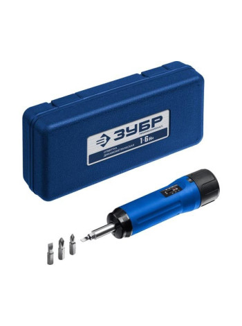 Регулируемая динамометрическая отвертка Зубр Профессионал 1-6 Нм 64015