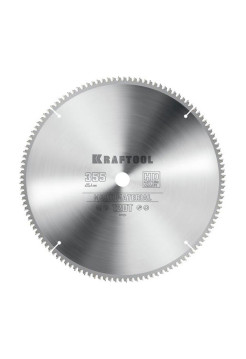 Диск пильный по алюминию KRAFTOOL Multi material 355x25.4 мм, 120Т 36953-355-25.4