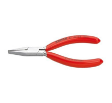 Захватные прецизионные плоскогубцы KNIPEX плоские широкие губки, 125 мм, хром KN-3713125