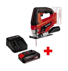 Аккумуляторный лобзик Einhell pxc tc-js 18 li, 70 мм, quick, маятник + 1 акк. pxc 2.5 Ач 18 В + ЗУ 3 А 4321209SET