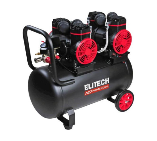 Компрессор безмасляный малошумный Elitech ACF 500-50S 204540
