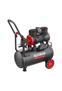 Компрессор безмасляный малошумный Elitech ACF 300-24S 204539