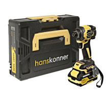 Аккумуляторный ударный винтоверт Hanskonner 1BatterySystem HCD20280BLC