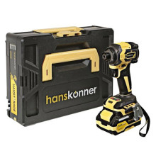 Аккумуляторный ударный винтоверт Hanskonner 1BatterySystem HCD20280BLC