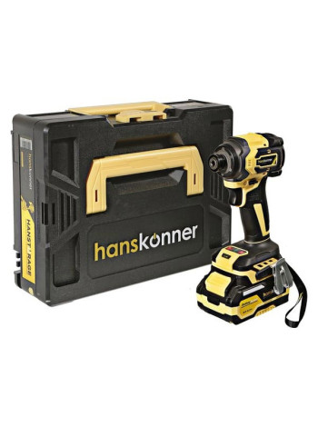 Аккумуляторный ударный винтоверт Hanskonner 1BatterySystem HCD20280BLC