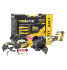 Аккумуляторная УШМ Hanskonner 1BatterySystem HAG1812E