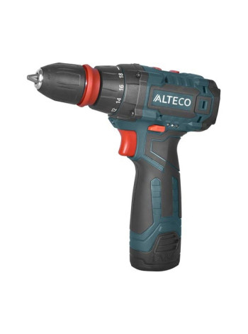Аккумуляторная дрель шуруповерт ALTECO со съемным патроном CD 1210F Li X2 68692