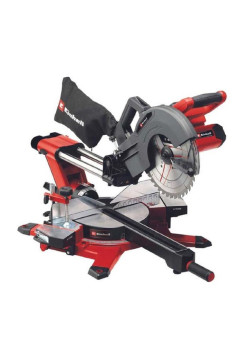 Пила торцовочная аккумуляторная Einhell PXC TE-SM 36/10 L Li 2x18В, 254x30мм, пропил 340x85мм, лазер,без АКК и ЗУ 4300885