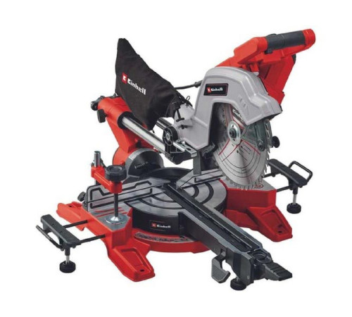 Пила торцовочная Einhell TE-SM 10 L Dual 2100Вт, 254x30мм, пропил 305x85мм, лазер 4300877
