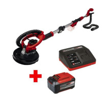 Шлифмашина для стен и потолка Einhell PXC TE-DW 18/225 Li + ЗУ 4 А + аккумулятор 18В 5.2 Ач 4259990SET