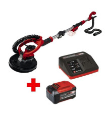 Шлифмашина для стен и потолка Einhell PXC TE-DW 18/225 Li + ЗУ 4 А + аккумулятор 18В 5.2 Ач 4259990SET