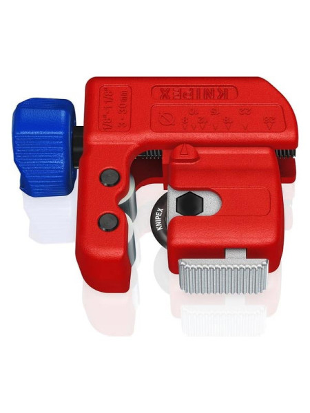 Мини-труборез KNIPEX TubiX S для нержавеющей стали и цветных металлов, Ø 3-30 мм, толщина max 2 мм, длина 77 мм KN-903101