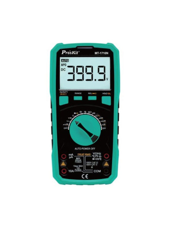 Мультиметр цифровой с автоматическим диапазоном ProsKit MT-1710N TRUE RMS С00040319