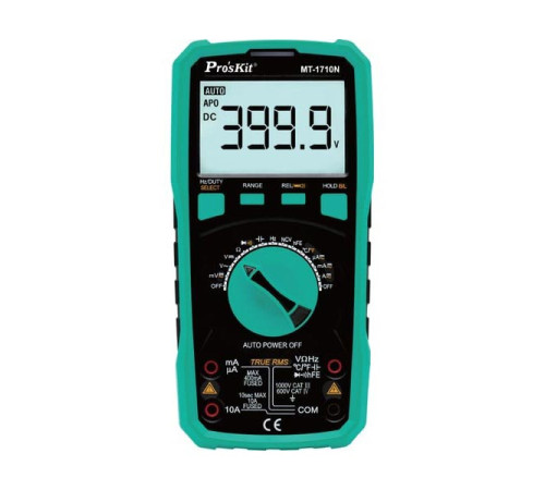 Мультиметр цифровой с автоматическим диапазоном ProsKit MT-1710N TRUE RMS С00040319