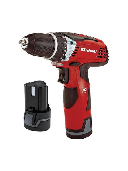 Аккумуляторная дрель Einhell TE-CD 12 Li, 12 В, 2ск, 30Нм, 2x2.0 Ач, вставной акк, кейс E-box 4513619