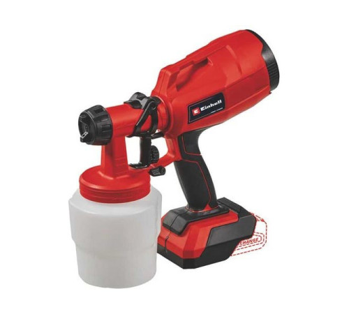 Аккумуляторный краскопульт Einhell TC-SY 18/60 Li, 18 В, 2 сопла, наб д. чистки, без АКК и ЗУ 4260025