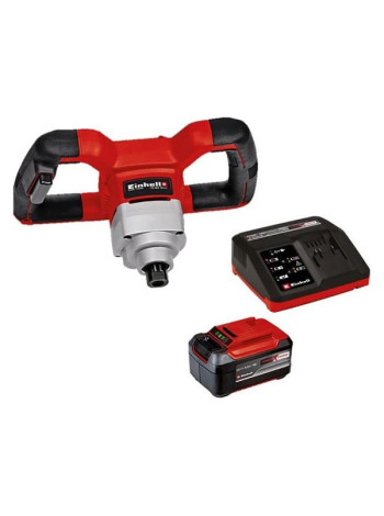 Миксер аккумулятор Einhell PXC TE-MX 18 Li,18В,0-620/мин,М14,мешалка 100мм + ЗУ + 1 акк 5.2 Ач 4258760SET