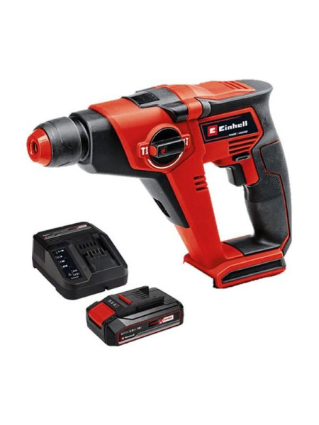 Аккумуляторный перфоратор Einhell PXC TC-HD 18/12 Li, 18 В,1.3 Дж, ЗУ + 1 аккумулятор 2.5 Ач 4513970SET
