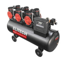 Безмасляный малошумный компрессор Elitech ACF 900-160S HD 206465