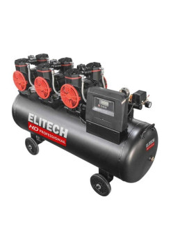 Безмасляный малошумный компрессор Elitech ACF 900-160S HD 206465