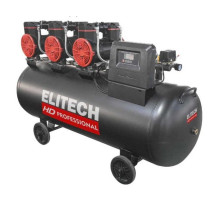 Безмасляный малошумный компрессор Elitech ACF 900-200S HD 206466