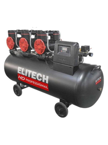 Безмасляный малошумный компрессор Elitech ACF 900-200S HD 206466