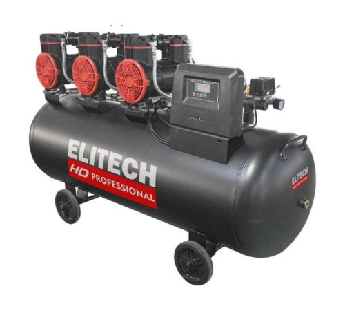 Безмасляный малошумный компрессор Elitech ACF 900-200S HD 206466