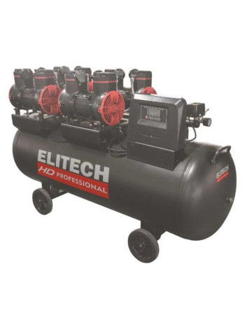 Безмасляный малошумный компрессор Elitech ACF 1200-200S HD 206467