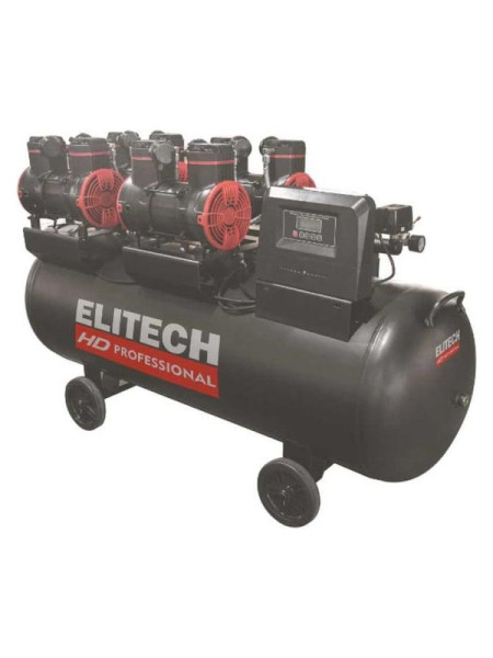 Безмасляный малошумный компрессор Elitech ACF 1200-200S HD 206467