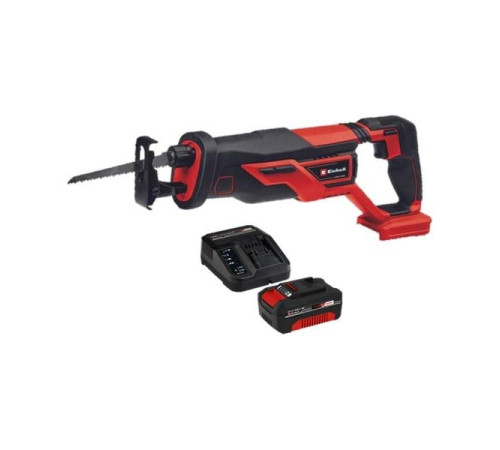 Пила сабельная аккумуляторная Einhell PXC TE-AP 18/26 Li, 18 В, ход 26 мм, 0-2600 мин, Quck + 1 акк. 4 Ач + ЗУ 3 А 4326290SET