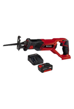 Пила сабельная аккумуляторная Einhell PXC TE-AP 18 Li, 18 В, ход 22 мм, 0-2600 мин, 100 мм, Quick + 1 акк. 4 Ач + ЗУ 4326300SET