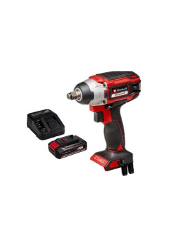 Гайковерт ударный аккумуляторный Einhell PXC Impaxxo 18/230, 18 В, BL, 230 Нм, 1/2" + 1 акк. 2.5 Ач + ЗУ 4510080SET