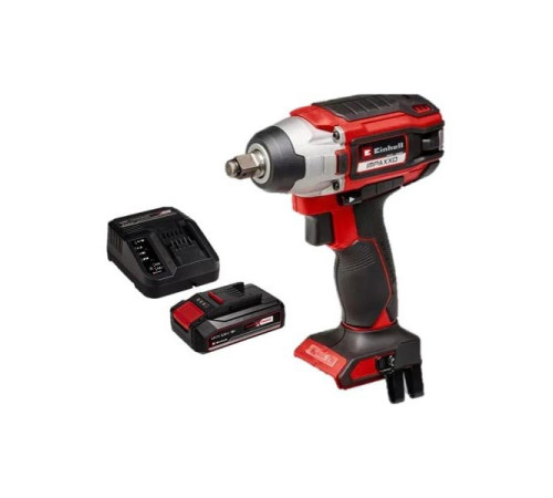 Гайковерт ударный аккумуляторный Einhell PXC Impaxxo 18/230, 18 В, BL, 230 Нм, 1/2" + 1 акк. 2.5 Ач + ЗУ 4510080SET