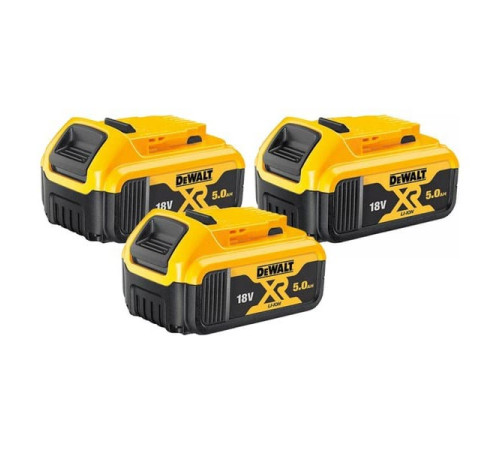 Аккумулятор Dewalt Li-Ion, 18 В, 5 Ач, 3 шт., DCB184P3 DCB184P3-XJ