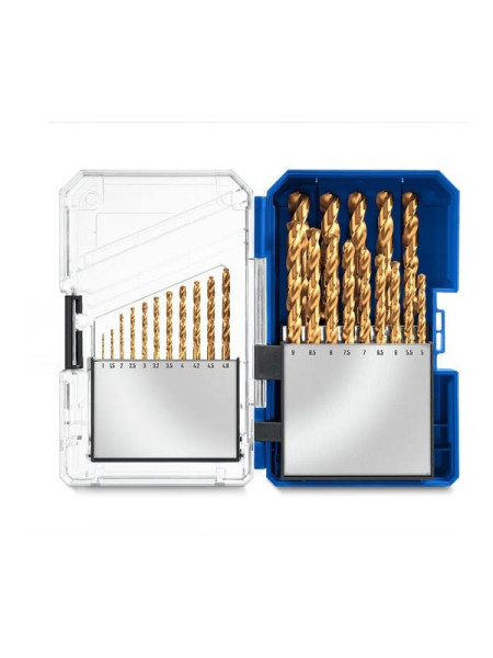 Набор сверл по металлу Зубр Титан 25шт (1-13мм) сталь Р6М5 29617-H25