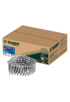 Барабанные гвозди кровельные Зубр CRN 32x3.1 мм, оцинкованные, 7200 шт 305385-32