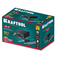 Программируемая паяльная станция KRAFTOOL KPI-10 100 Вт, 3 жала Т12 55343