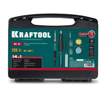 Цифровая мини-паяльная станция KRAFTOOL KS-15 в кейсе 14-в-1 55346