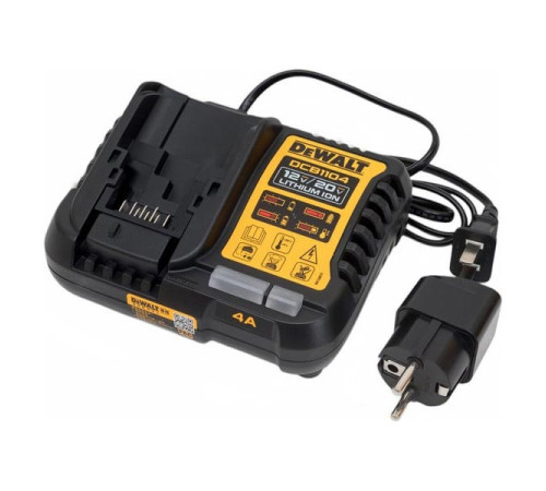 Зарядное устройство Dewalt для сдвижных батарей Li-Ion Dewalt 12/20/60 В, ток 4A DCB1104