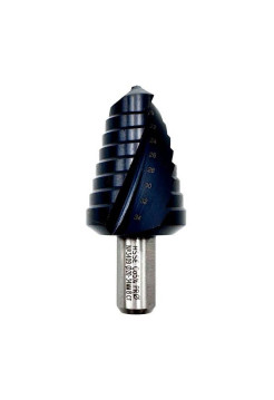 Сверло ступенчатое Профоснастка 3409 M35 TiALN, 20-34 мм, 8 ст, хв. 13 мм 30106109